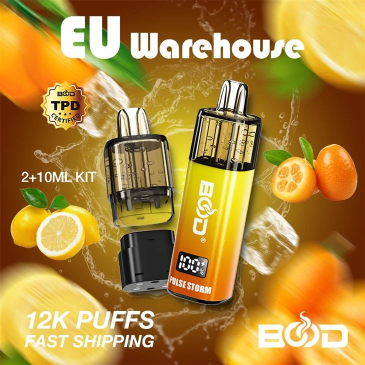Bood Pulse 2+10ML 12k Puffs Eu Warehouse TPD Vape best