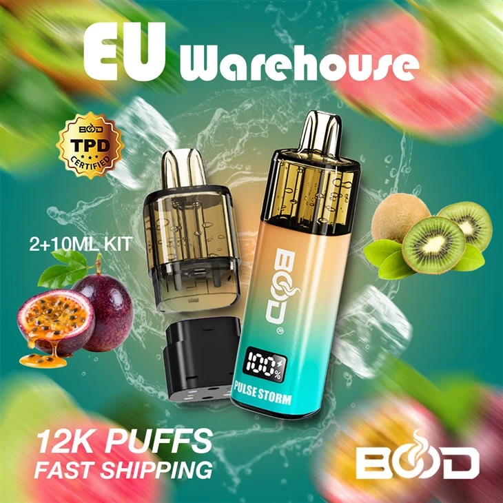 Bood Pulse 2+10ML 12k Puffs Eu Warehouse TPD Vape