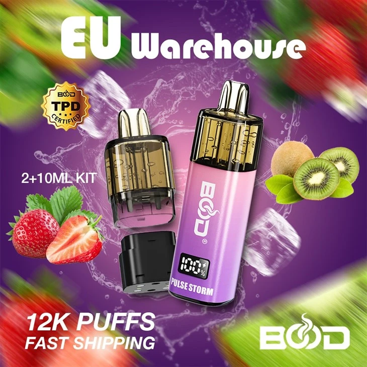 Bood Pulse 2+10ML 12k Puffs Eu Warehouse TPD Vape price