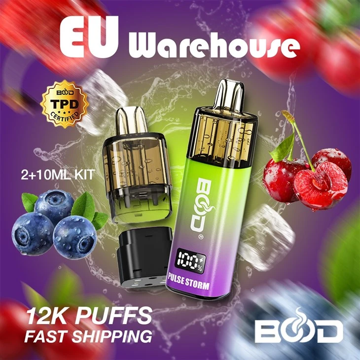 Bood Pulse 2+10ML 12k Puffs Eu Warehouse TPD Vape suppliers