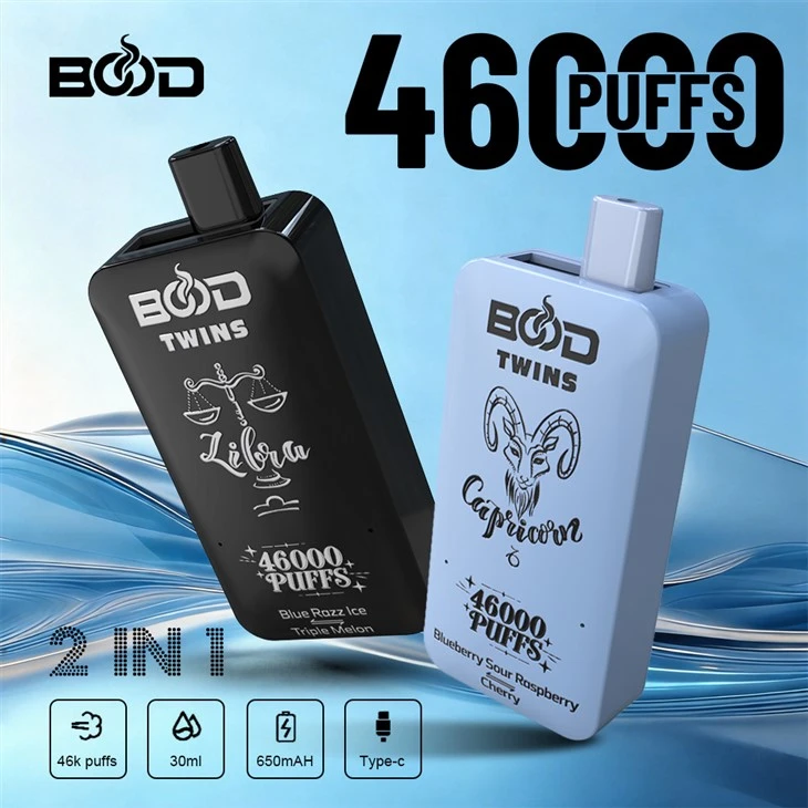 Bood Twins 46k Puff Vape EU Warehouse