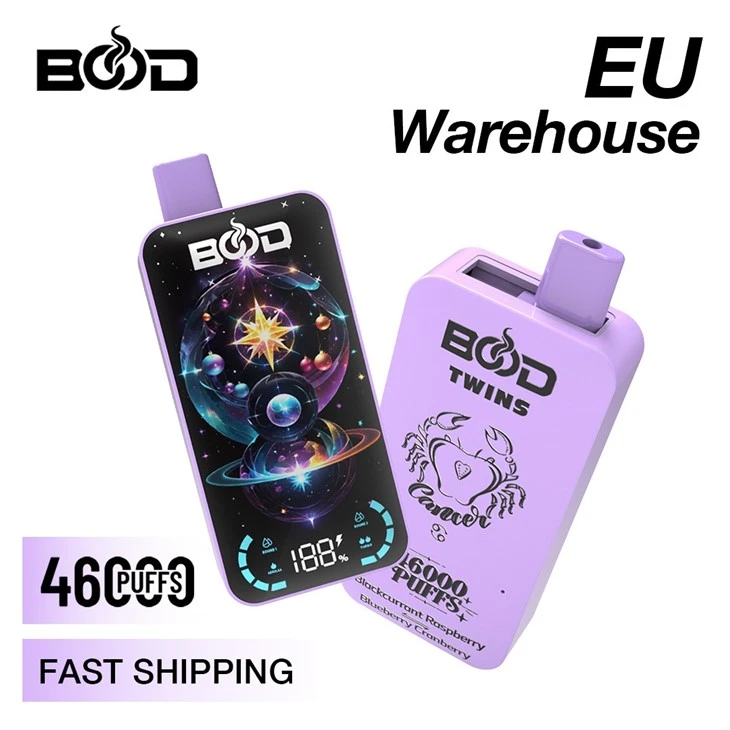 Bood Twins 46k Puffs EU Warehouse Double Flavors Vape factory