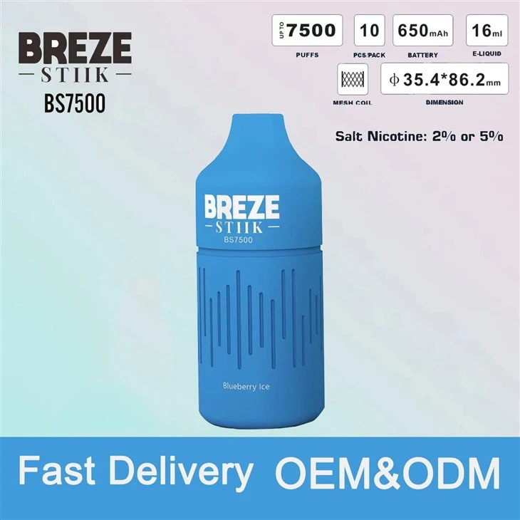 BREZE STIIK BS7500 PUFF Disposable Vape high quality
