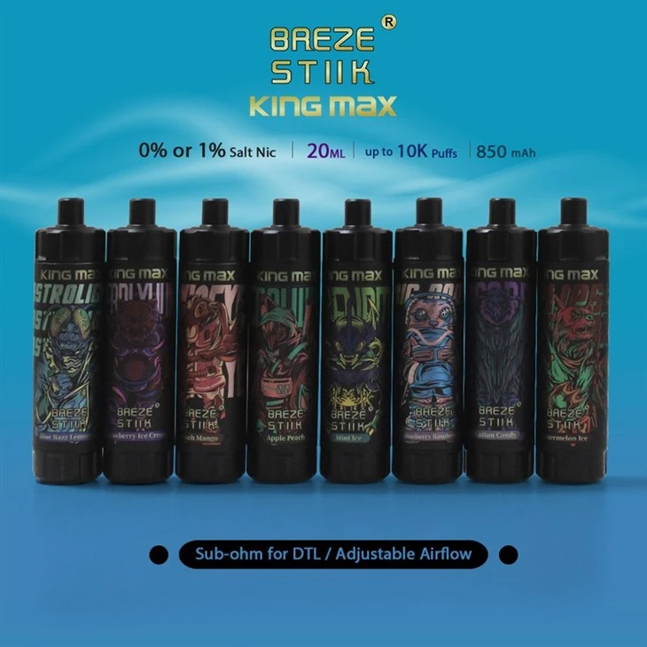 Breze Stiik Kingmax 10000 Puffs Disposable Vape high quality