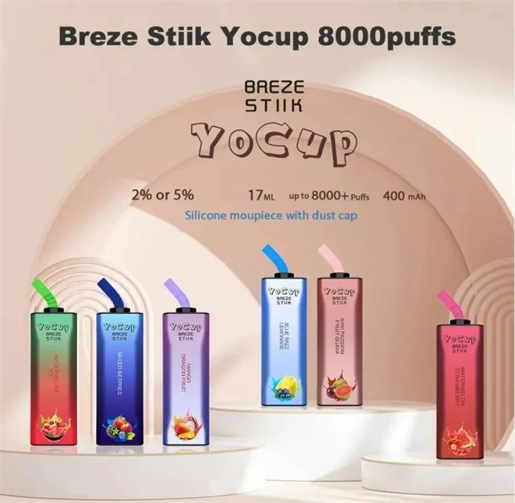 BREZE STIIK Yocup 8000 Puffs Disposable Vape manufacturers