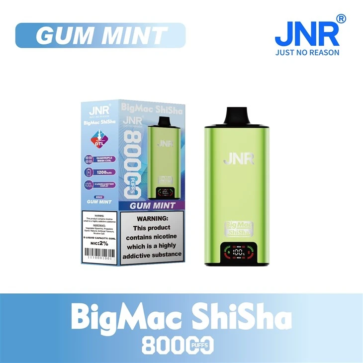 Jnr Big Mac Shisha 80K Puffs Disposable Vape factory