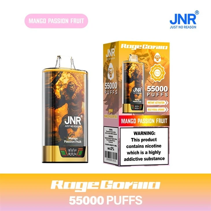 JNR Rage Gorilla 55k Puff Disposable Vape best