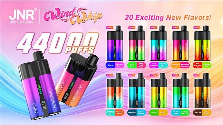 Jnr WindWhip 44000 Puff Disposable Vape best