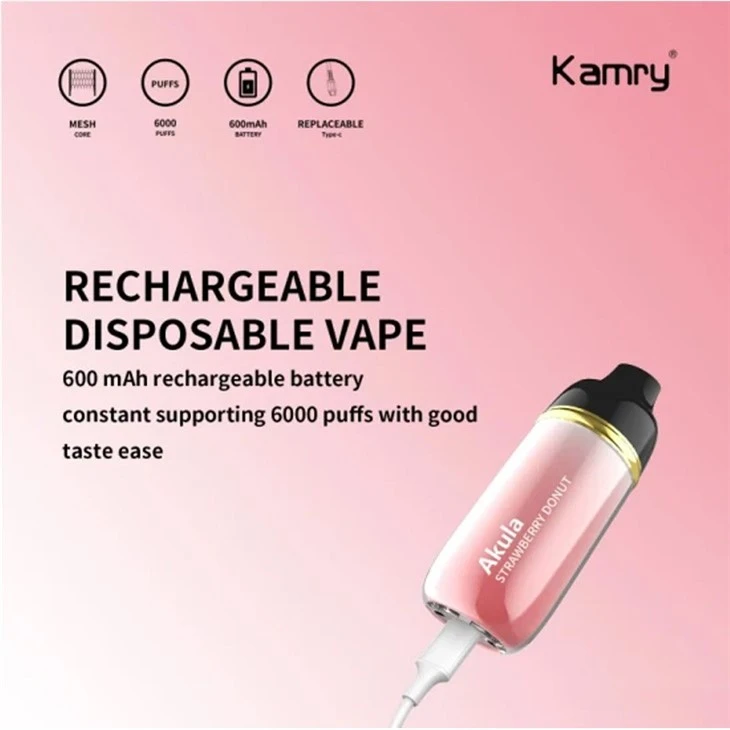 Kamry Akula 6000 Puffs Disposable Vape high quality