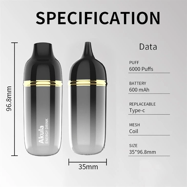 Kamry Akula 6000 Puffs Disposable Vape high quality
