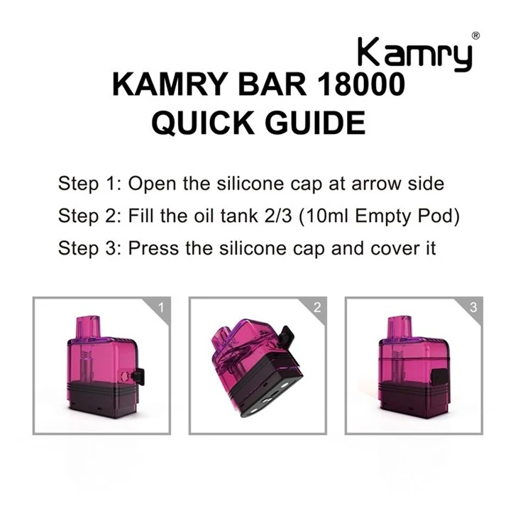 Kamry Bar 18000 Puffs Disposable Vape price