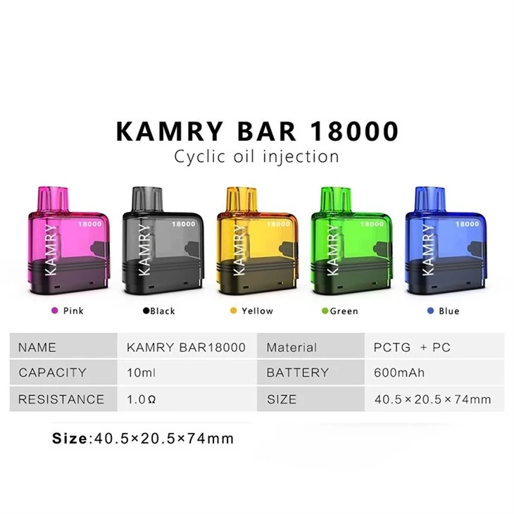 Kamry Bar 18000 Puffs Disposable Vape factory