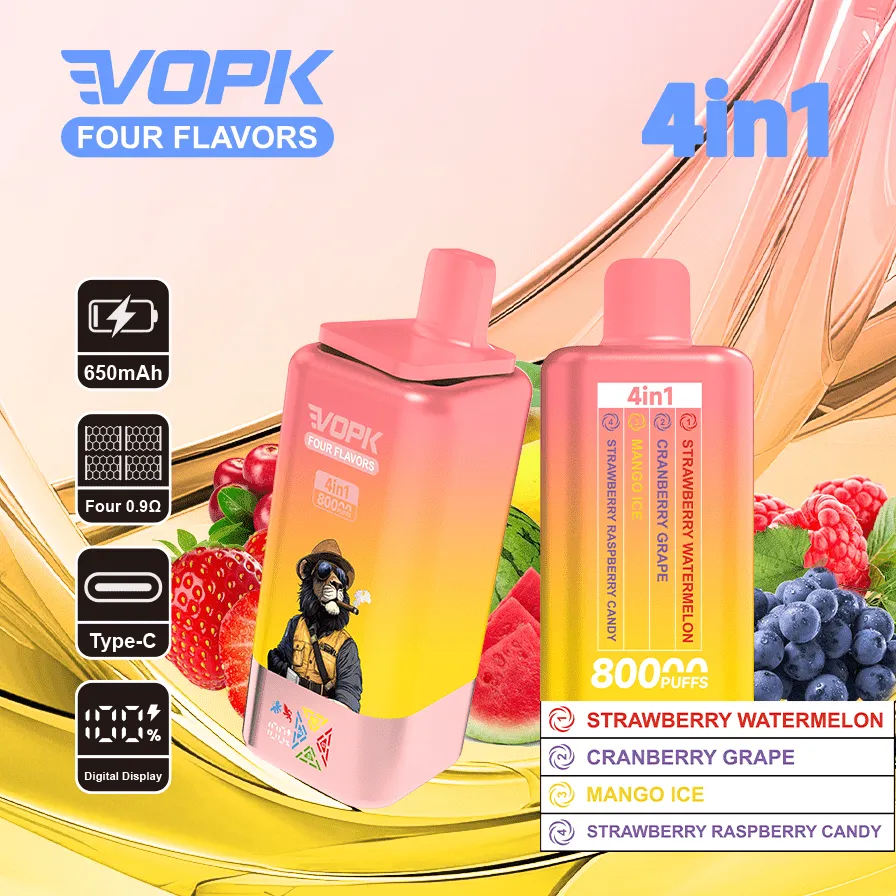 VOPK Four flavors 80000puffs 10 VOPK Four flavors 80000puffs 10