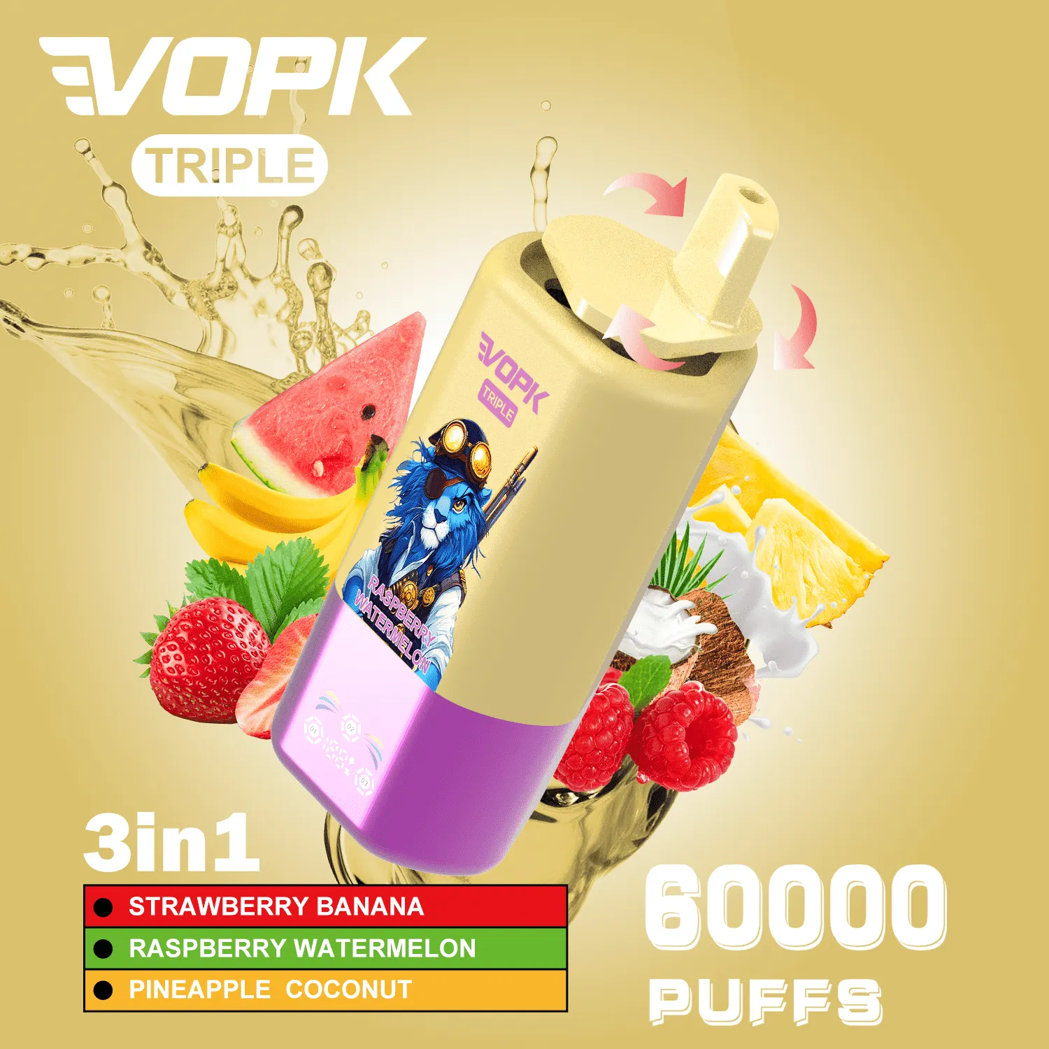 VOPK-TRIPE 60000PUFFS 7 VOPK-TRIPE 60000PUFFS 7