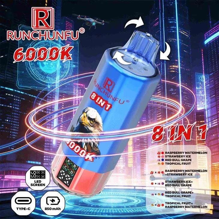 RUNCHUNFU 6000KPUFFS（8IN1）disposable Vape