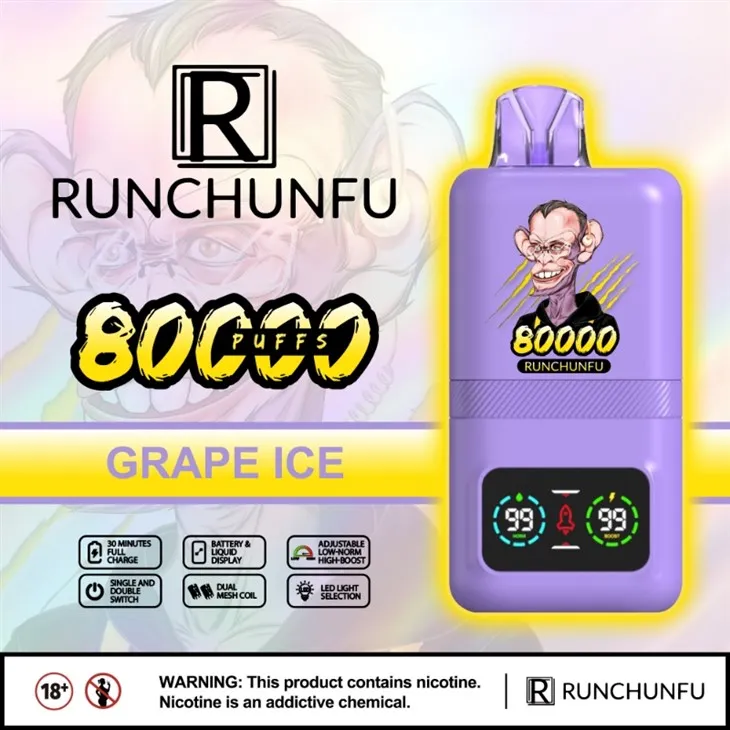 RUNCHUNFU 80000 PUFF Disposable Vape