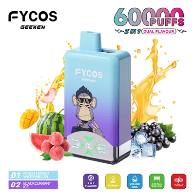 FYCOS Dual Flavors 60K Puffs Disposable Vape