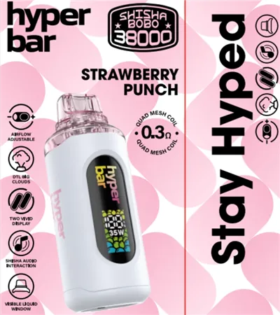 Hyperbar Shisha BOBO 38000 Disposable Vape