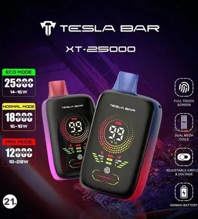 Tesla Bar 25000 Puff Disposable Vape