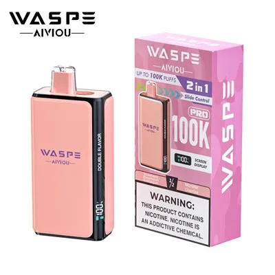 WASPE Double Flavor 100K Pro PUFFS Disposable Vape